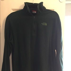 The North Face 1/4 zip fleece sweatshirt